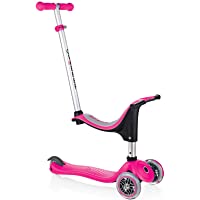 Globber 4-in-1 Patinete 4 en 1 EVO- Infantil- Rosa